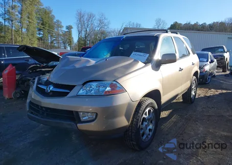 2002 Acura Mdx from USA, damaged, VIN 2HNYD18622H517010